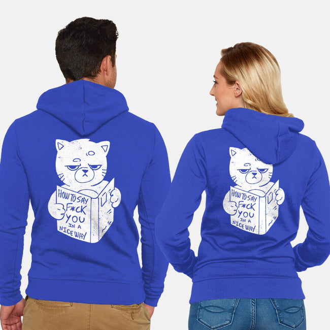 Nice Way To Say-Unisex-Zip-Up-Sweatshirt-eduely