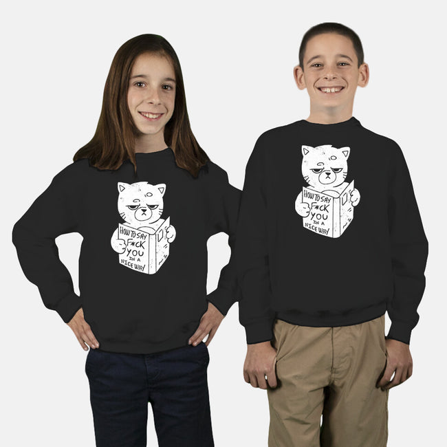 Nice Way To Say-Youth-Crew Neck-Sweatshirt-eduely