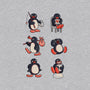 Penguin Moods-Womens-Fitted-Tee-Arigatees