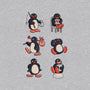 Penguin Moods-Unisex-Zip-Up-Sweatshirt-Arigatees