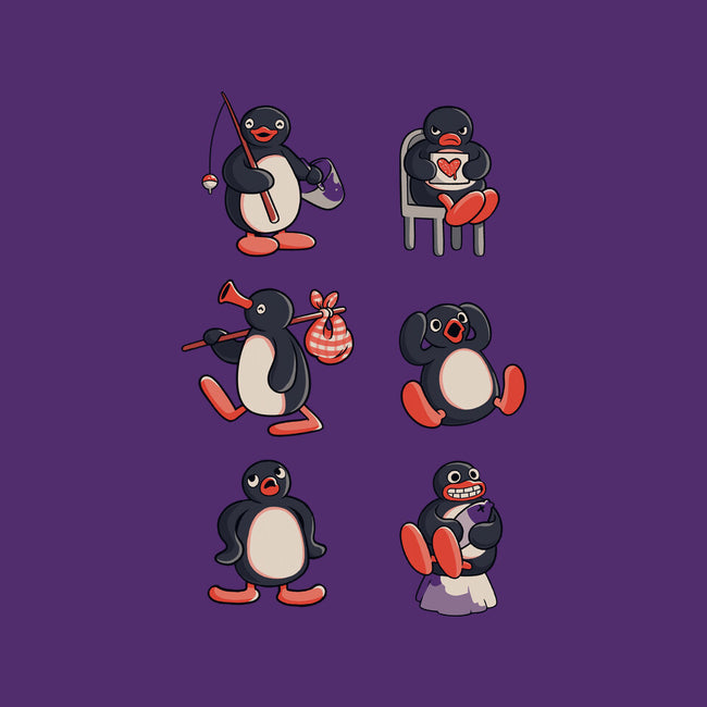 Penguin Moods-None-Outdoor-Rug-Arigatees