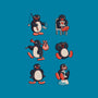 Penguin Moods-None-Memory Foam-Bath Mat-Arigatees