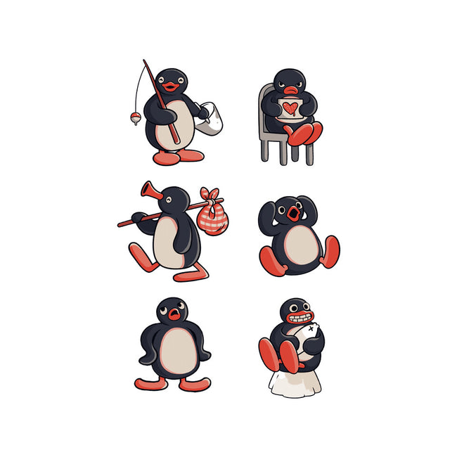 Penguin Moods-Mens-Heavyweight-Tee-Arigatees