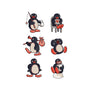 Penguin Moods-None-Drawstring-Bag-Arigatees