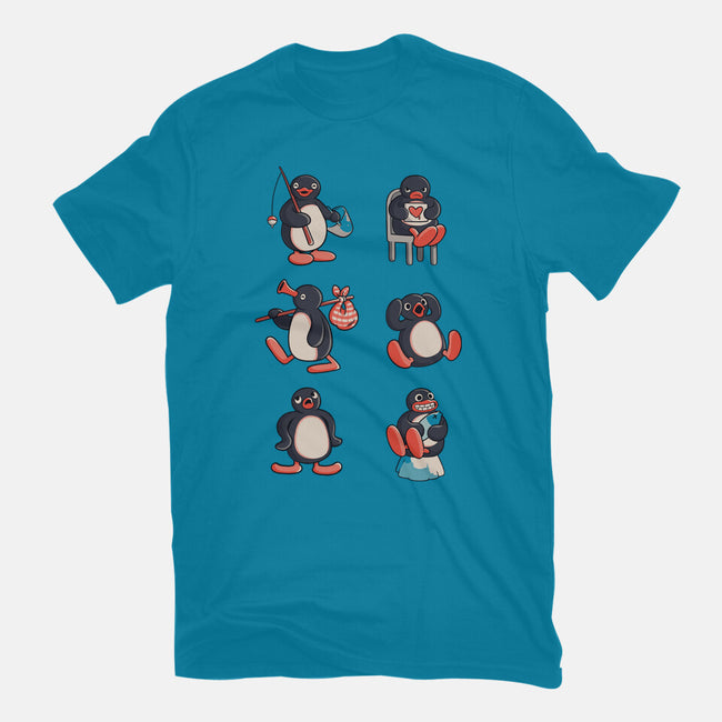 Penguin Moods-Mens-Heavyweight-Tee-Arigatees