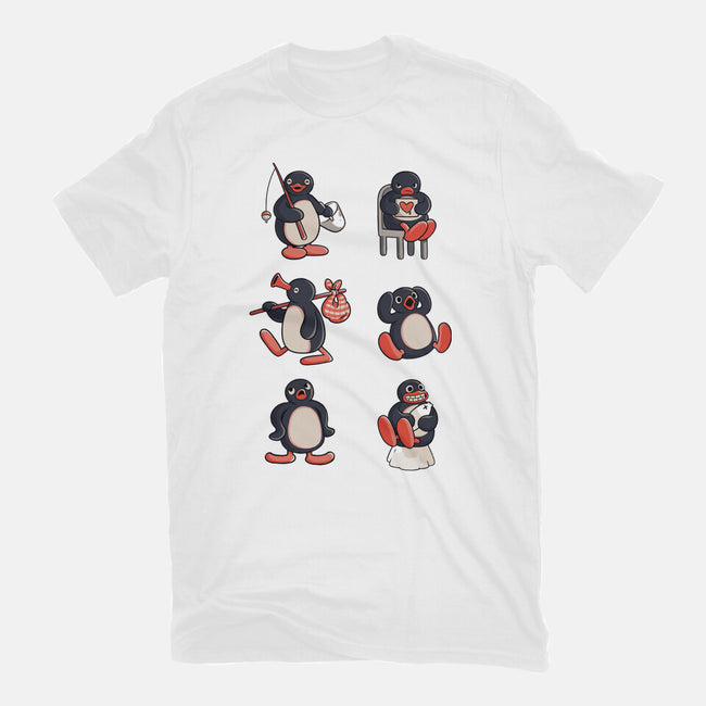 Penguin Moods-Womens-Basic-Tee-Arigatees