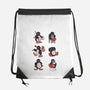 Penguin Moods-None-Drawstring-Bag-Arigatees