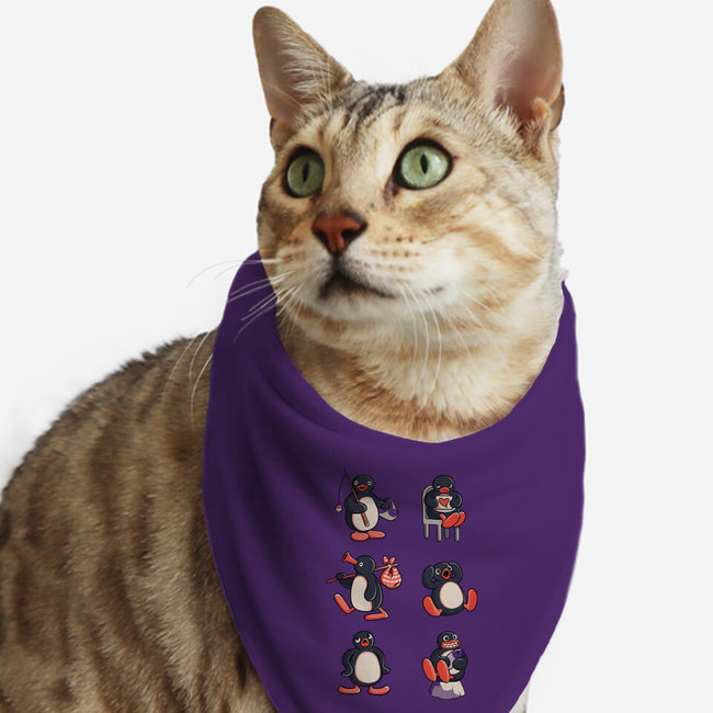 Penguin Moods-Cat-Bandana-Pet Collar-Arigatees