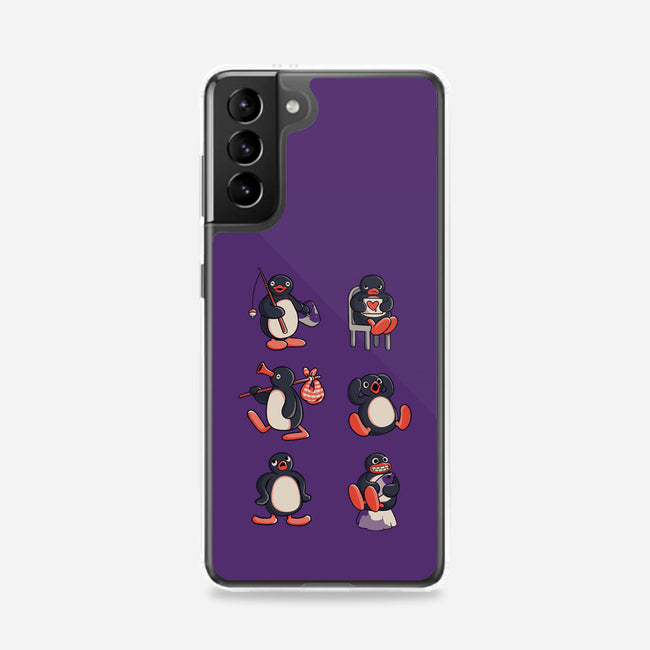 Penguin Moods-Samsung-Snap-Phone Case-Arigatees