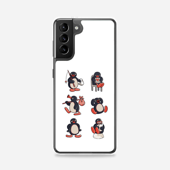 Penguin Moods-Samsung-Snap-Phone Case-Arigatees