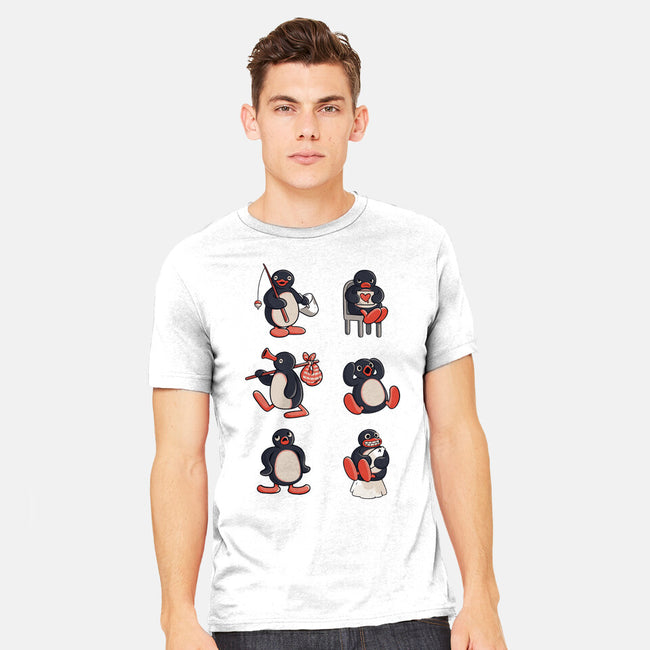 Penguin Moods-Mens-Heavyweight-Tee-Arigatees