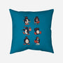 Penguin Moods-None-Non-Removable Cover w Insert-Throw Pillow-Arigatees