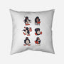 Penguin Moods-None-Non-Removable Cover w Insert-Throw Pillow-Arigatees