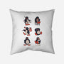 Penguin Moods-None-Removable Cover-Throw Pillow-Arigatees
