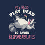 Play Dead-None-Removable Cover w Insert-Throw Pillow-koalastudio