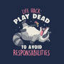 Play Dead-Womens-Fitted-Tee-koalastudio