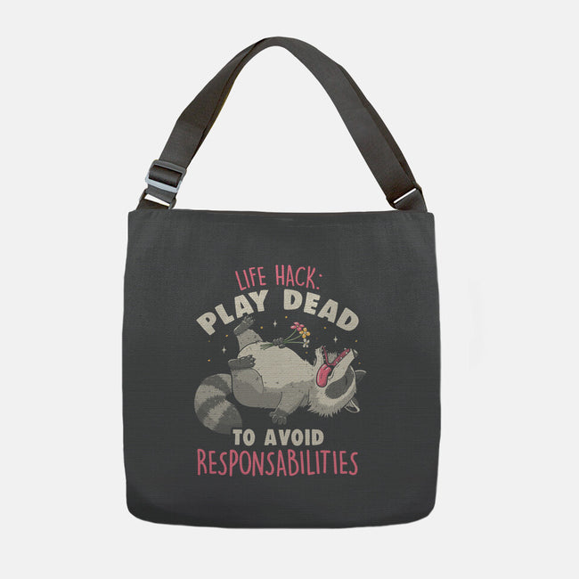 Play Dead-None-Adjustable Tote-Bag-koalastudio