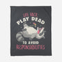 Play Dead-None-Fleece-Blanket-koalastudio