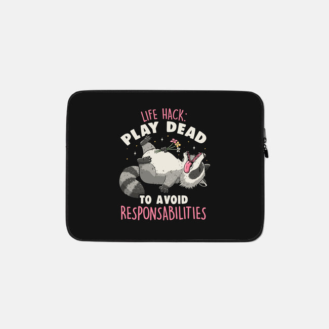 Play Dead-None-Zippered-Laptop Sleeve-koalastudio