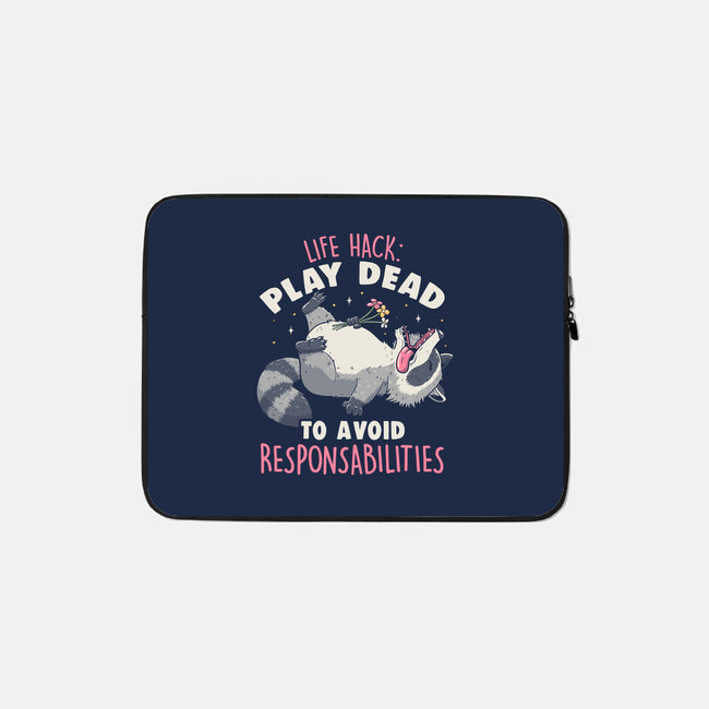 Play Dead-None-Zippered-Laptop Sleeve-koalastudio