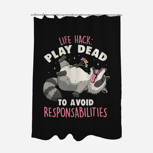 Play Dead-None-Polyester-Shower Curtain-koalastudio