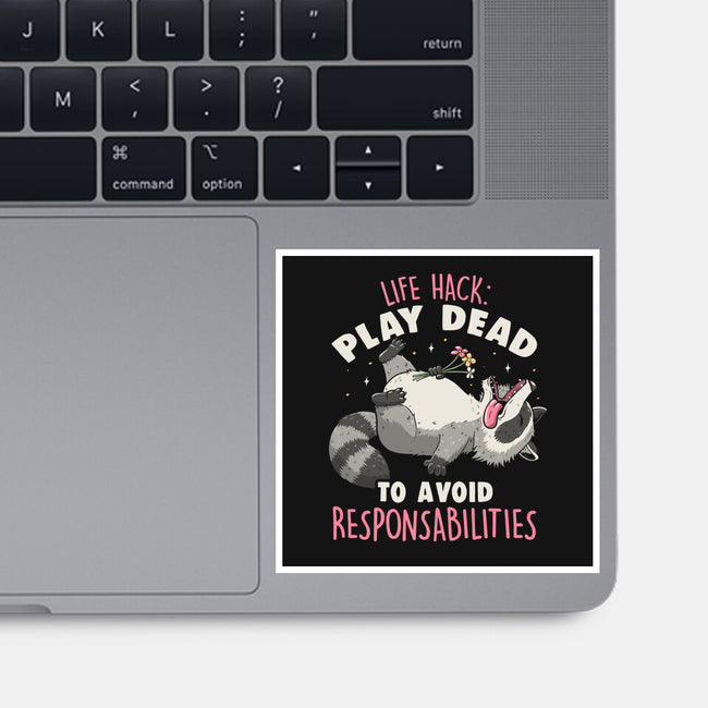 Play Dead-None-Glossy-Sticker-koalastudio