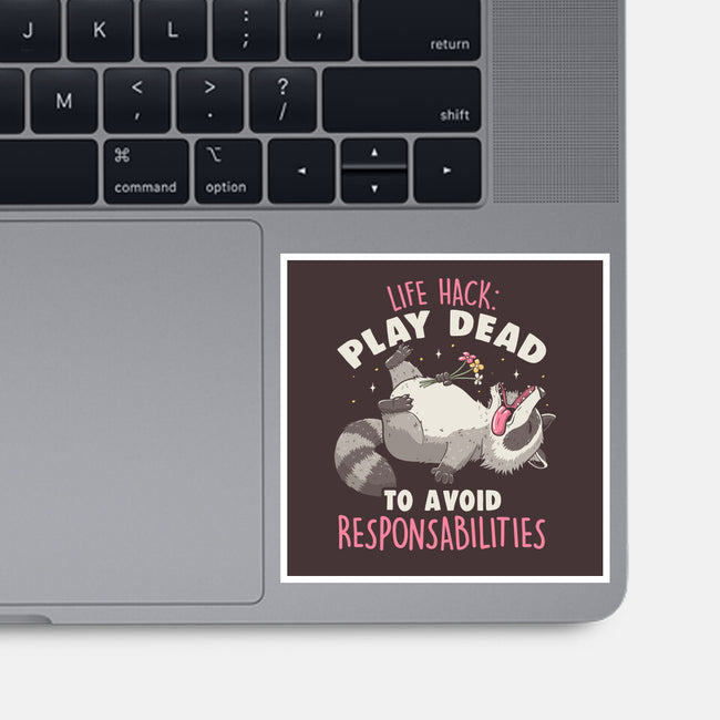 Play Dead-None-Glossy-Sticker-koalastudio