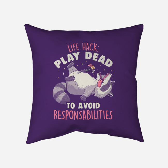 Play Dead-None-Non-Removable Cover w Insert-Throw Pillow-koalastudio