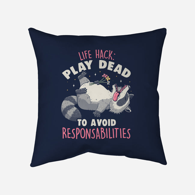 Play Dead-None-Removable Cover-Throw Pillow-koalastudio