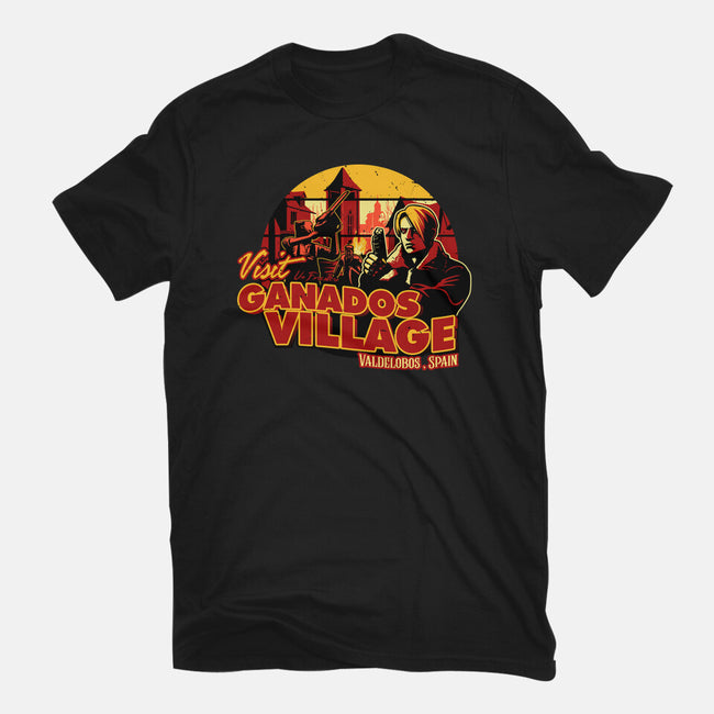 Ganados Village-Womens-Fitted-Tee-daobiwan