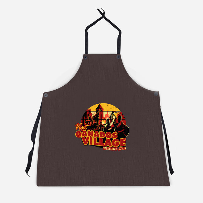 Ganados Village-Unisex-Kitchen-Apron-daobiwan