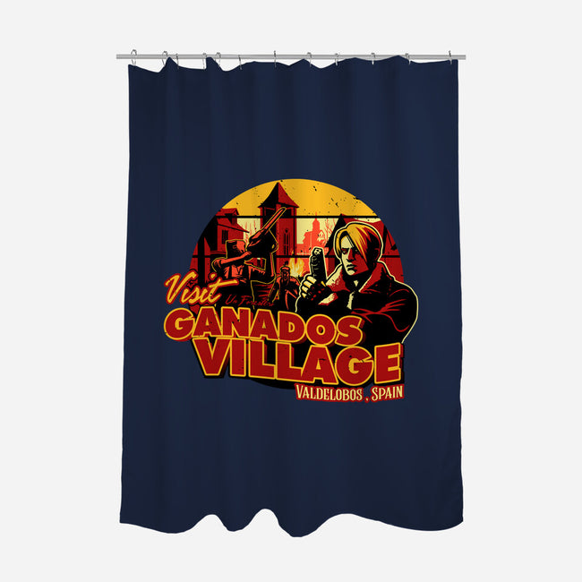 Ganados Village-None-Polyester-Shower Curtain-daobiwan
