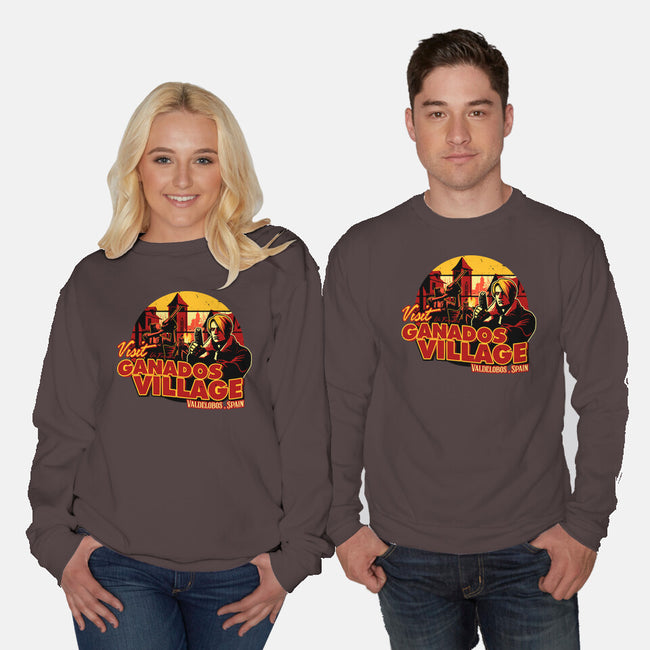 Ganados Village-Unisex-Crew Neck-Sweatshirt-daobiwan