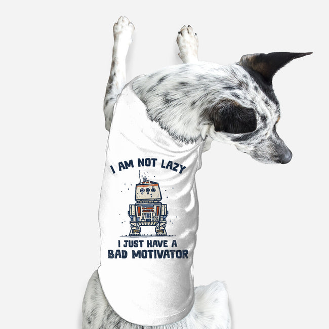 I Have A Bad Motivator-Dog-Basic-Pet Tank-kg07