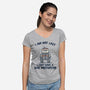 I Have A Bad Motivator-Womens-V-Neck-Tee-kg07