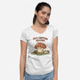 Tripping Hazard-Womens-V-Neck-Tee-kg07