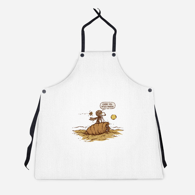 Curse You Spice Baron-Unisex-Kitchen-Apron-kg07