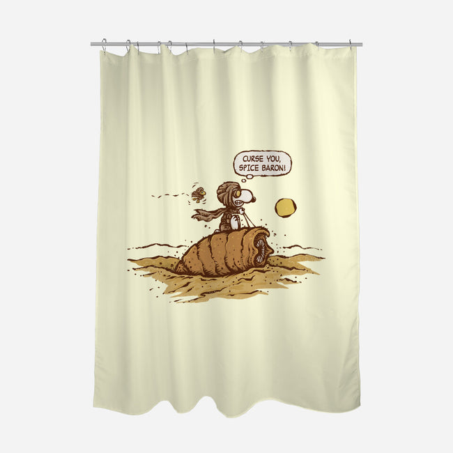 Curse You Spice Baron-None-Polyester-Shower Curtain-kg07