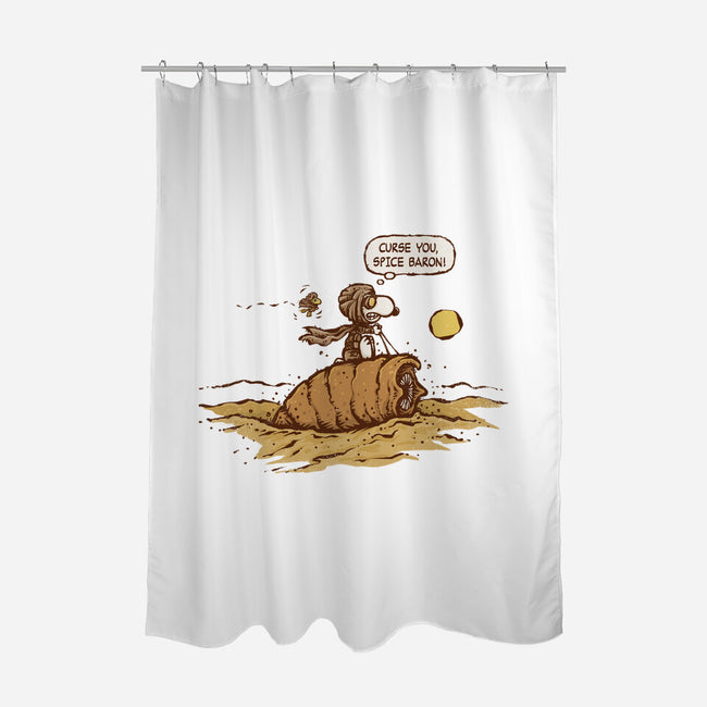 Curse You Spice Baron-None-Polyester-Shower Curtain-kg07