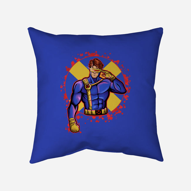 The X Leader-None-Removable Cover-Throw Pillow-nickzzarto
