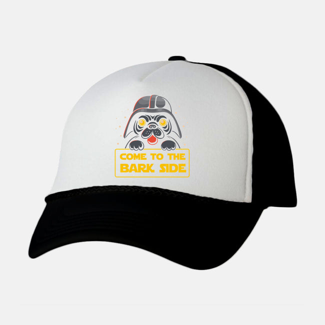 Bark Side-Unisex-Trucker-Hat-erion_designs