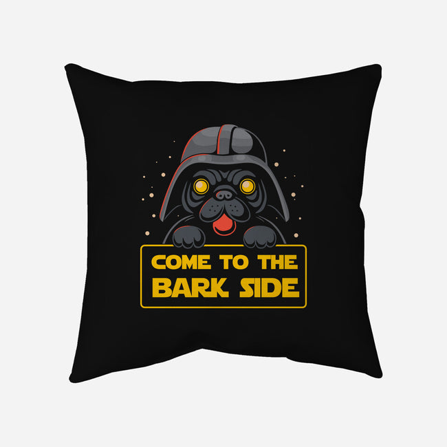 Bark Side-None-Non-Removable Cover w Insert-Throw Pillow-erion_designs