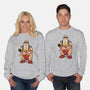 Not The Brain-Unisex-Crew Neck-Sweatshirt-Raffiti