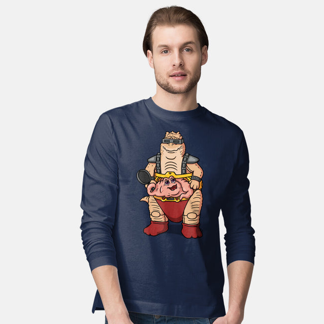 Not The Brain-Mens-Long Sleeved-Tee-Raffiti