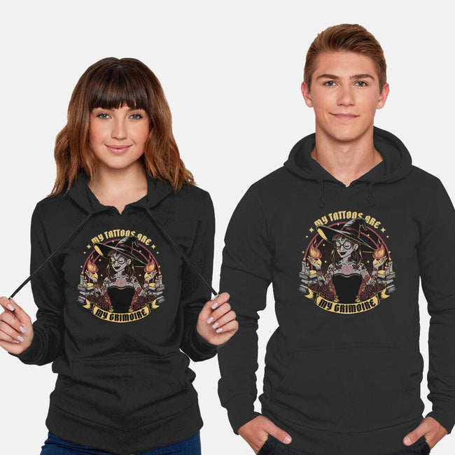 Witch Tattoo Grimoire-Unisex-Pullover-Sweatshirt-Studio Mootant