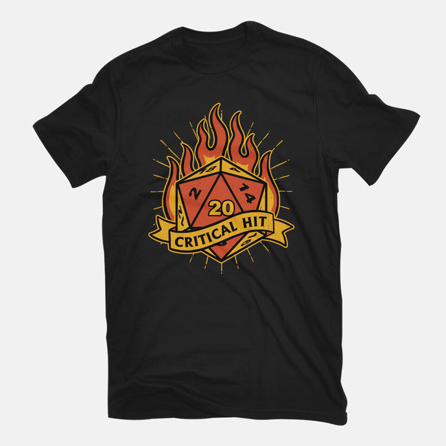 RPG Fire Dice Tattoo-Womens-Basic-Tee-Studio Mootant