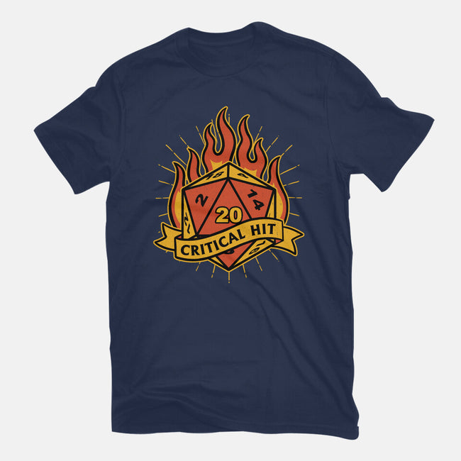 RPG Fire Dice Tattoo-Womens-Basic-Tee-Studio Mootant