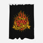 RPG Fire Dice Tattoo-None-Polyester-Shower Curtain-Studio Mootant