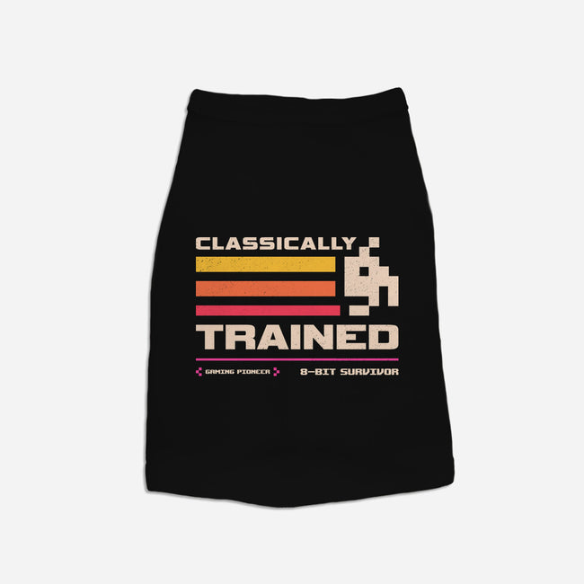Classically Trained For Retro Gamers-Cat-Basic-Pet Tank-sachpica