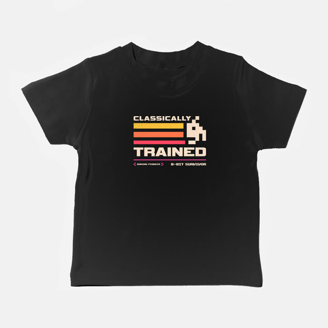 Classically Trained For Retro Gamers-Baby-Basic-Tee-sachpica